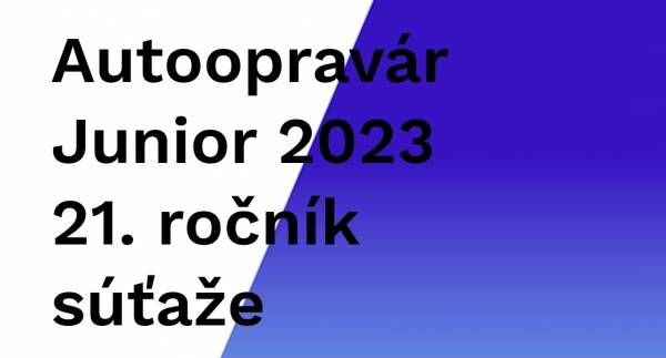 Autoopravár Junior 2023
