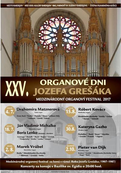 XXV. Organové dni Jozefa Grešáka