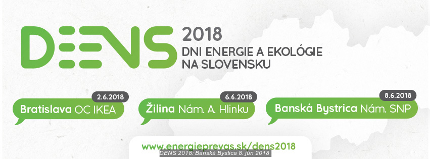 Dni energie a ekológie na Slovensku (DENS) 2018
