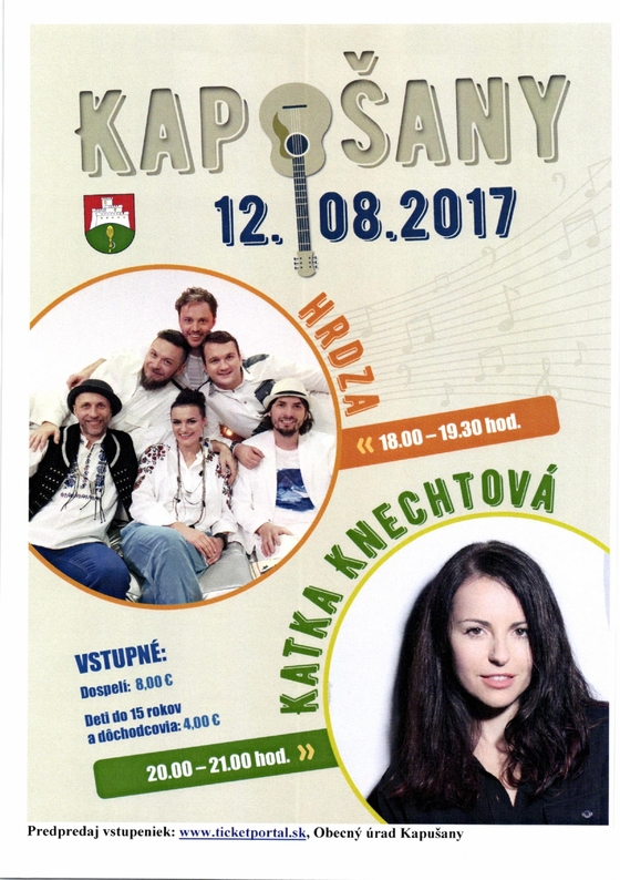 Koncert Katky Knechtovej a skupiny Hrdza
