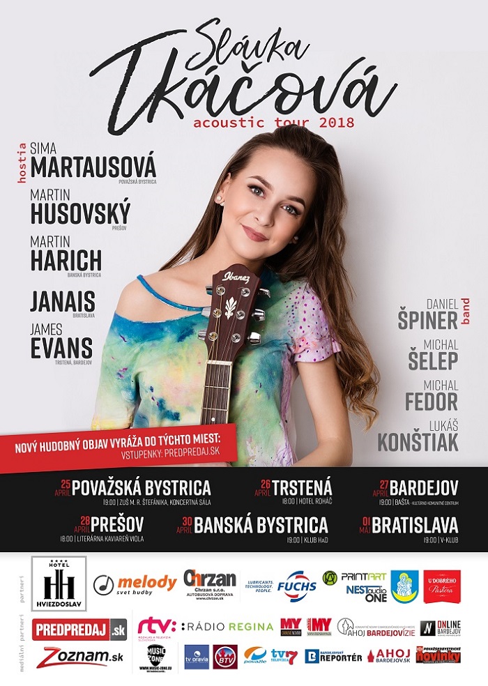 Slávka Tkáčová: acoustic tour 2018
