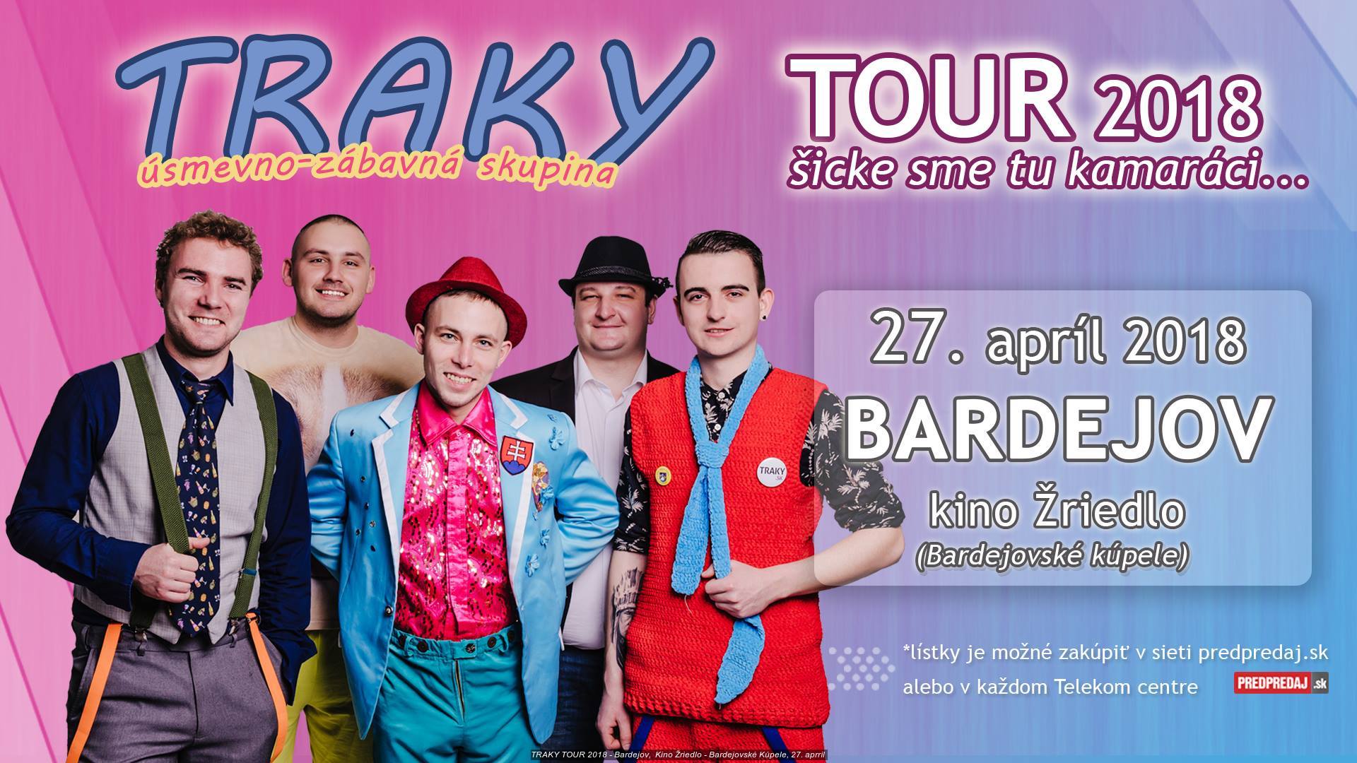 TRAKY TOUR 2018 - Bardejov,  Kino Žriedlo - Bardejovské Kúpele, 27. aprríl