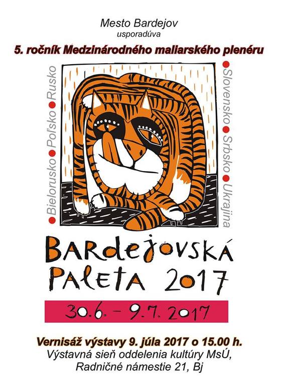 2. júl, 2.7./ Bardejovská paleta 2017 
