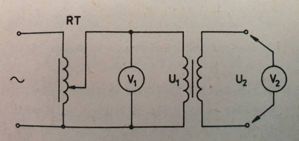 meranie napäťového prevodu transformátora
