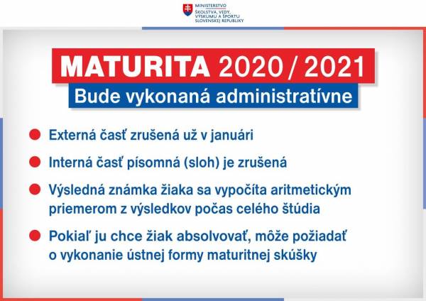 Maturita 2020/2021