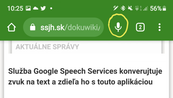 Služba Google Speech Services
