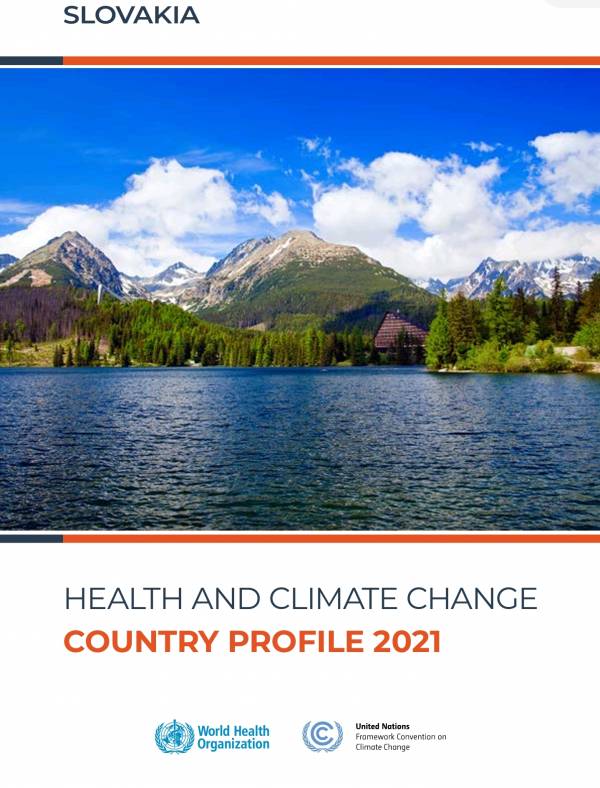 Profil krajiny o zdraví a zmene klímy podľa WHO/EURO UNFCCC pre Slovensko