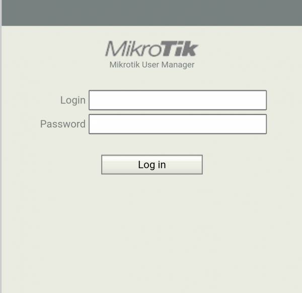 Mikrotik User Manager