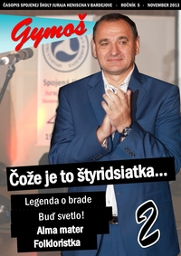 časopis Gymoš č.2, november, rok 2013